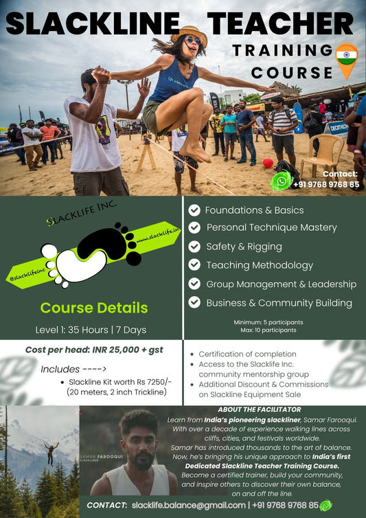 Slackline Teacher Training Course