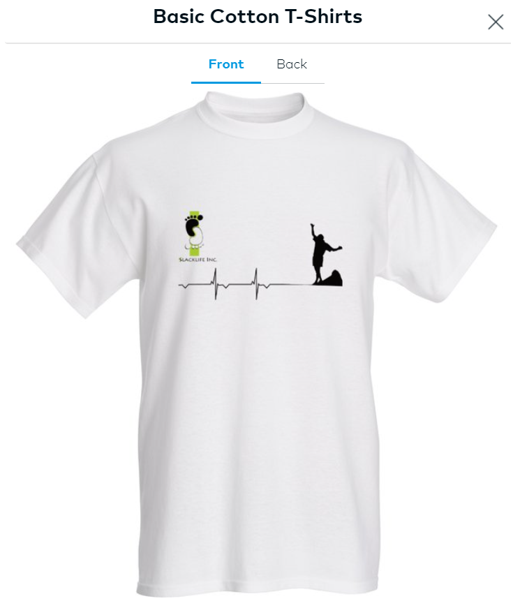 Slacklife Inc - Slackline T-shirt (white)