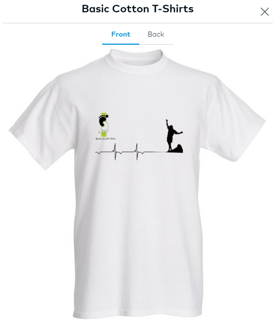 Slacklife Inc - Slackline T-shirt (white)