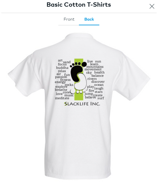 Slacklife Inc - Slackline T-shirt (white)